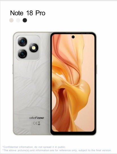 Ulefone Note 18 Pro/6GB+256GB/Moonlit white