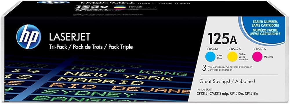 HP 125A/ CYM/CF373AM ORIGINAL TONER