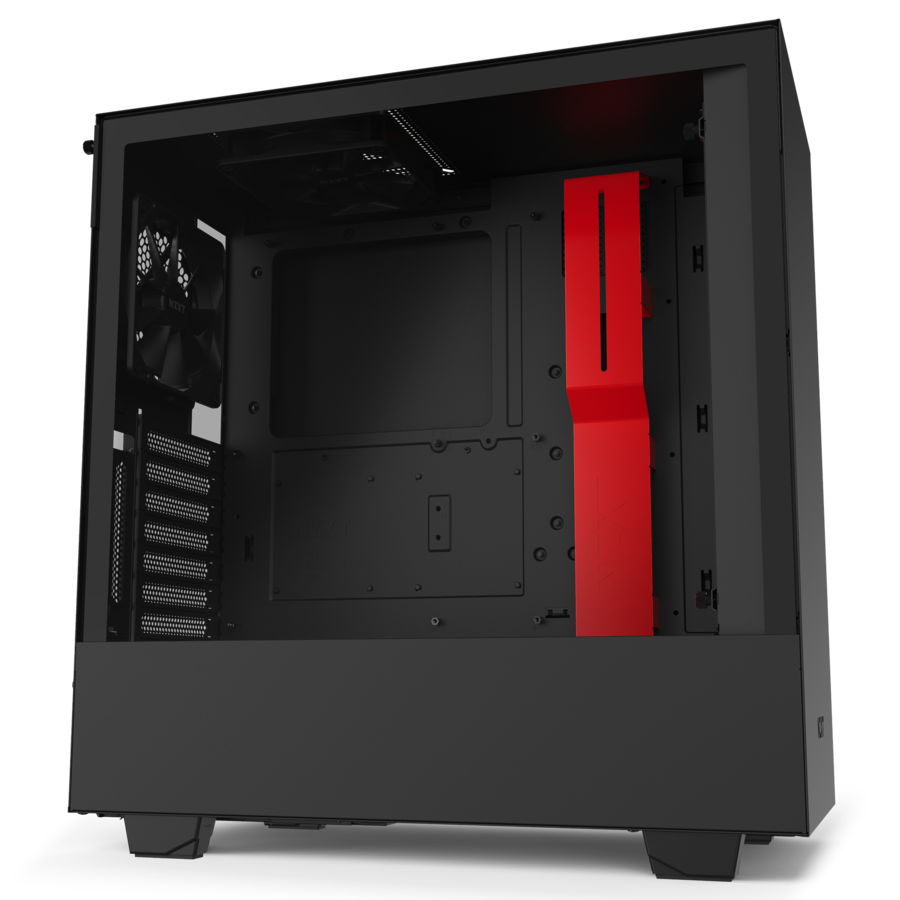מארז מחשב NZXT H510i Matte Black-Red