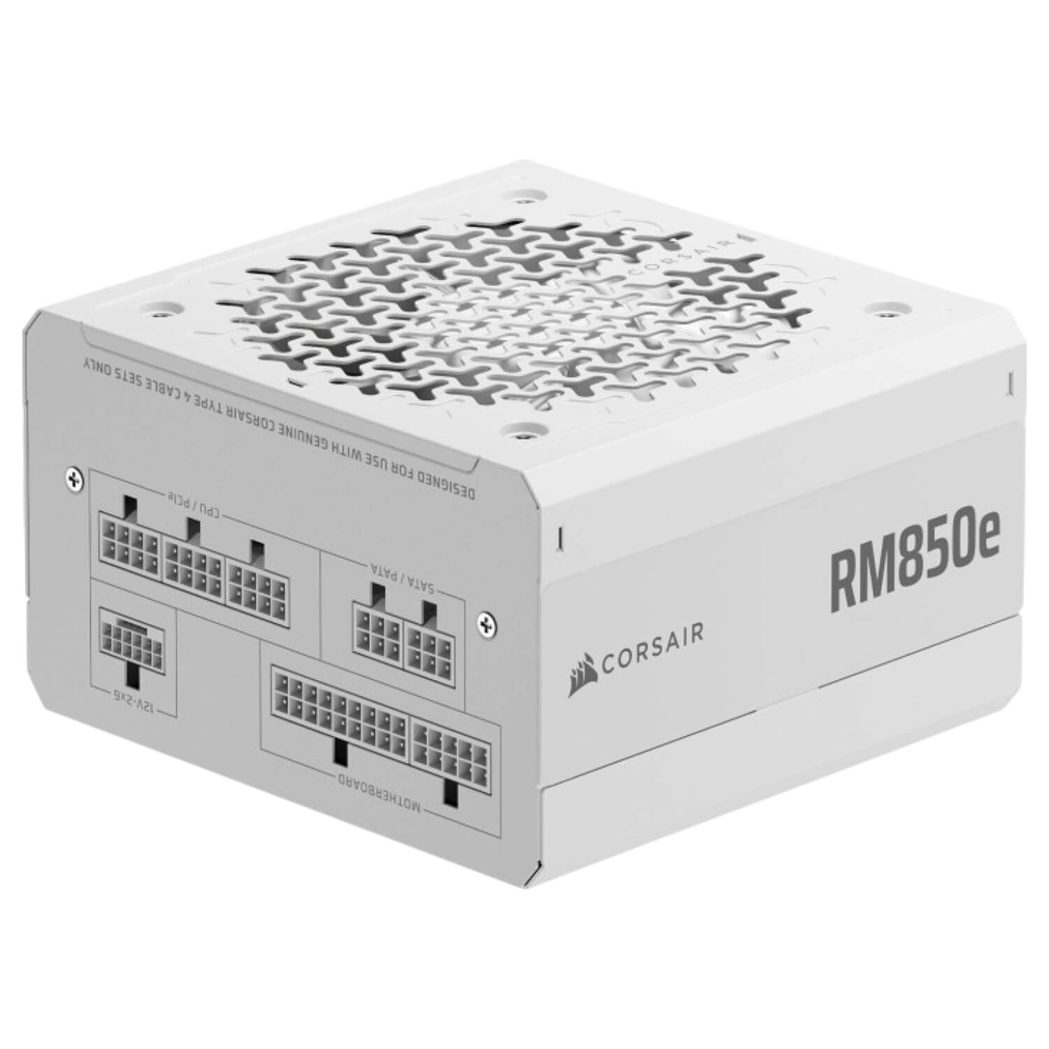 ספק כוח Corsair RM850e 850W ATX 3.1 Gold Fully Modular White