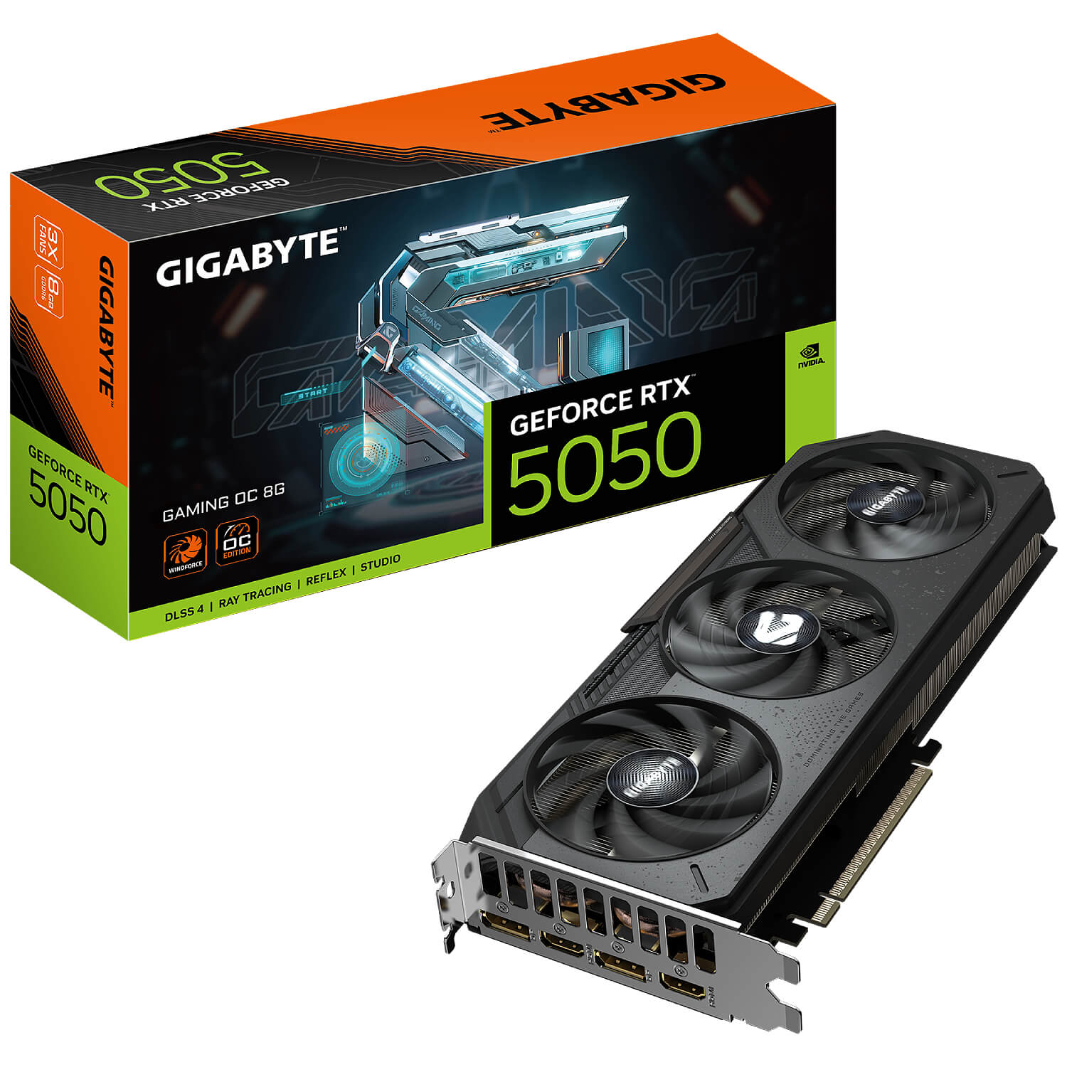 Gigabyte GeForce RTX 5050 GAMING OC 8G GV-N5050GAMING OC-8GD