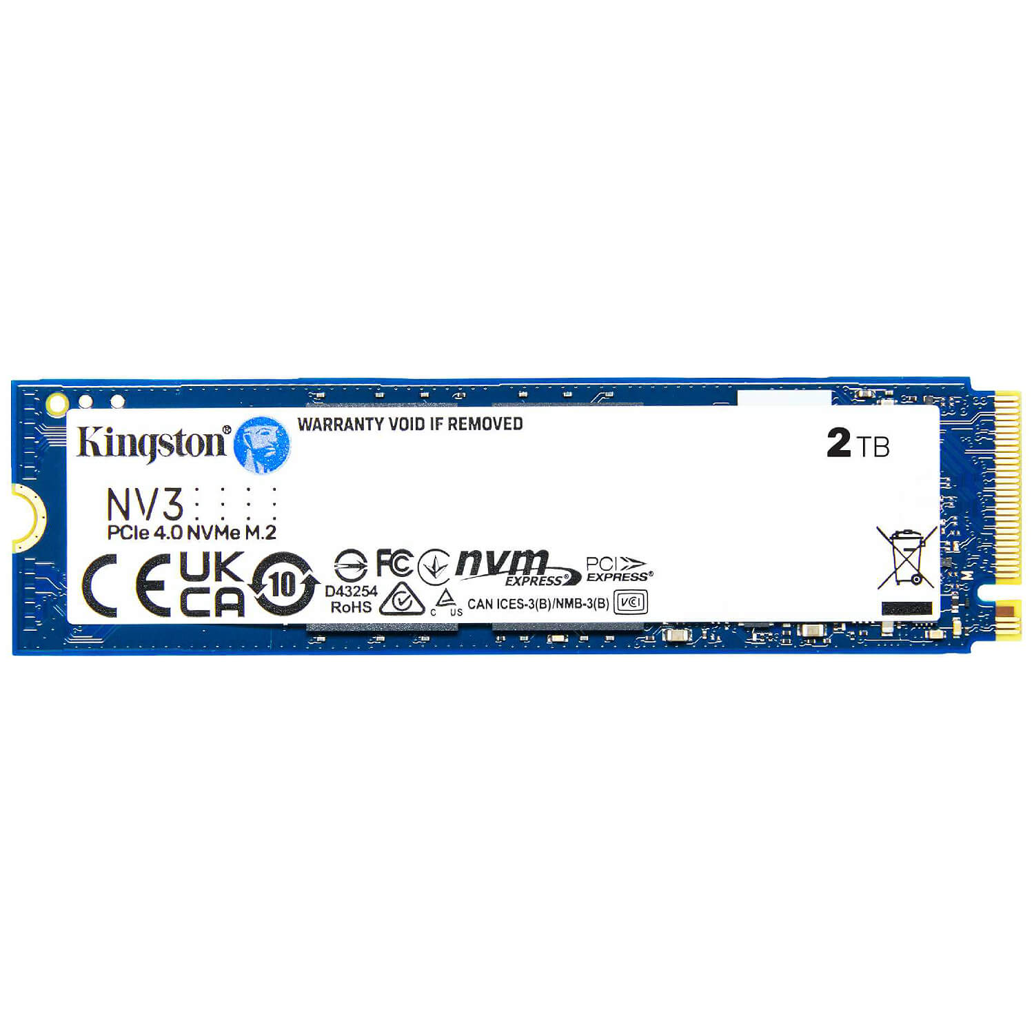 Kingston 2.0TB SSD NV3 M.2 2280 PCIe 4.0 NVMe