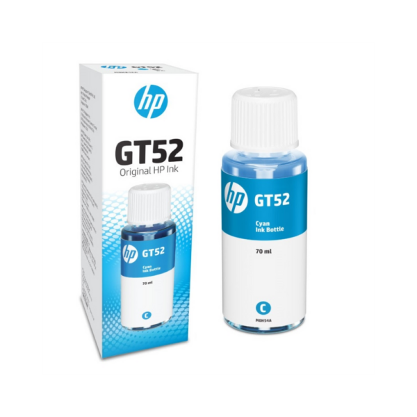 HP GT52 70-ml Original Ink Bottle  Cyan(M0H54AE)/Magenta(M0H55AE)/Yellow(M0H56AE)