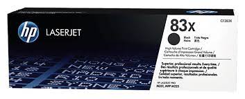HP 83X Black High Yield Original LaserJet Toner Cartridge  (CF283X)